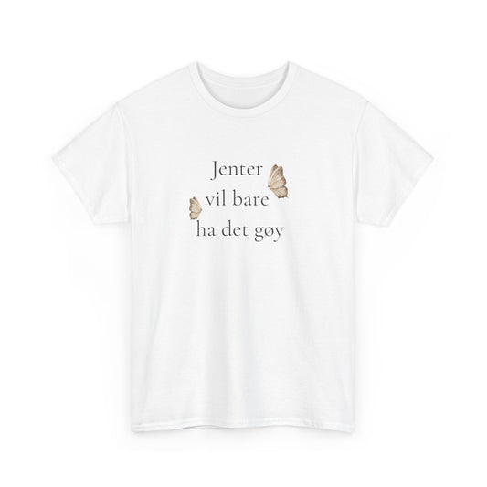 Cotton Tee - Jenter vil bare ha det gøy