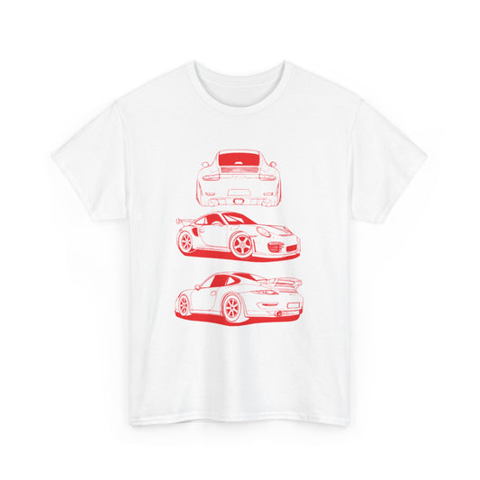 Plain Cotton Tee - Porsche