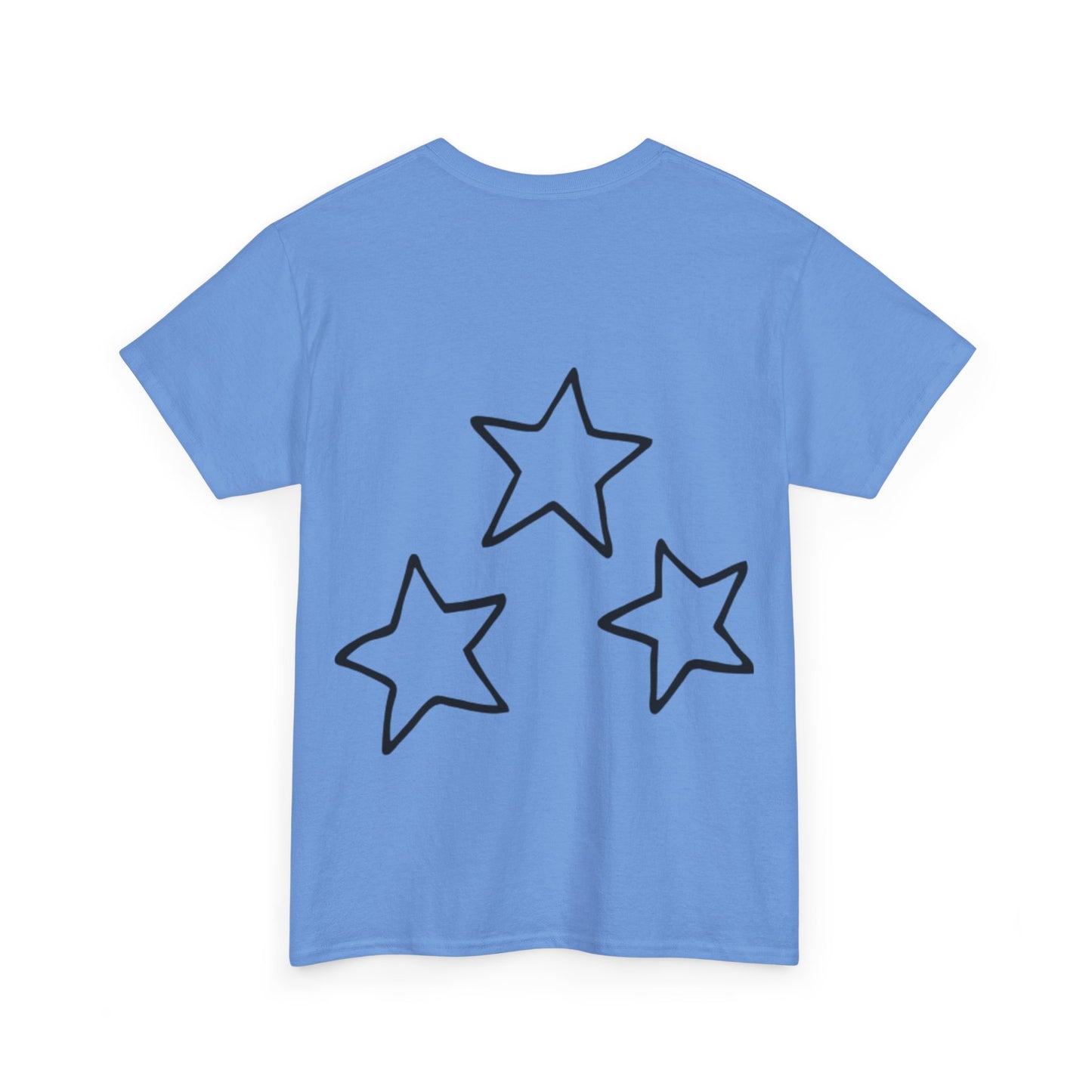 Plain Cotton Tee - Stjernemotiv på ryggen