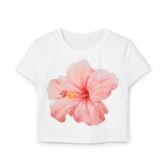 Women's Baby Tee - Blomst